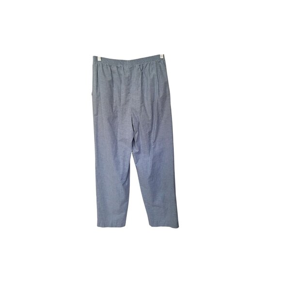 Alfred Dunner Pants Petite 12P Light Blue Elastic Waist Pull On - Picture 3 of 10